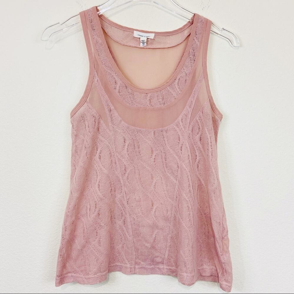 Silence + Noise | Peachy Pink Sleeveless Top Sz XS